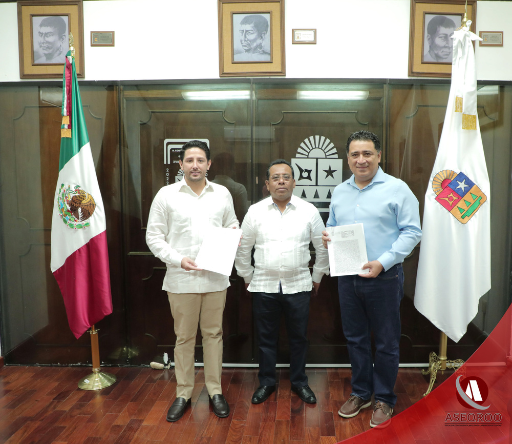 La ASEQROO como  Autoridad Supervisora; participa en el acto protocolario de la firma del acta de entrega recepción del Titular Saliente y Entrante del Presidente  de la Junta de Gobierno y Coordinación Politica de la XVII Legislatura del Estado de Quintana Roo.